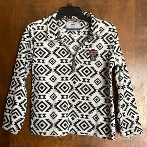 Texas Tech Pullover 3/4 zip Youth Medium